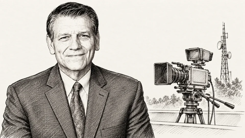 Illustrated portrait of Jim Prather