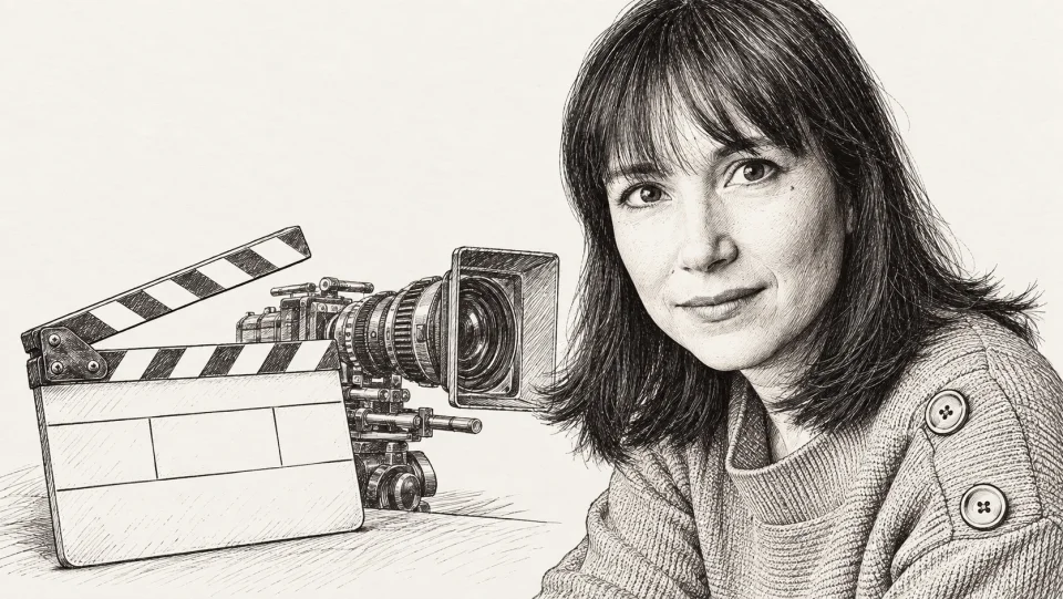 Illustrated portrait of Bernadette Rivero