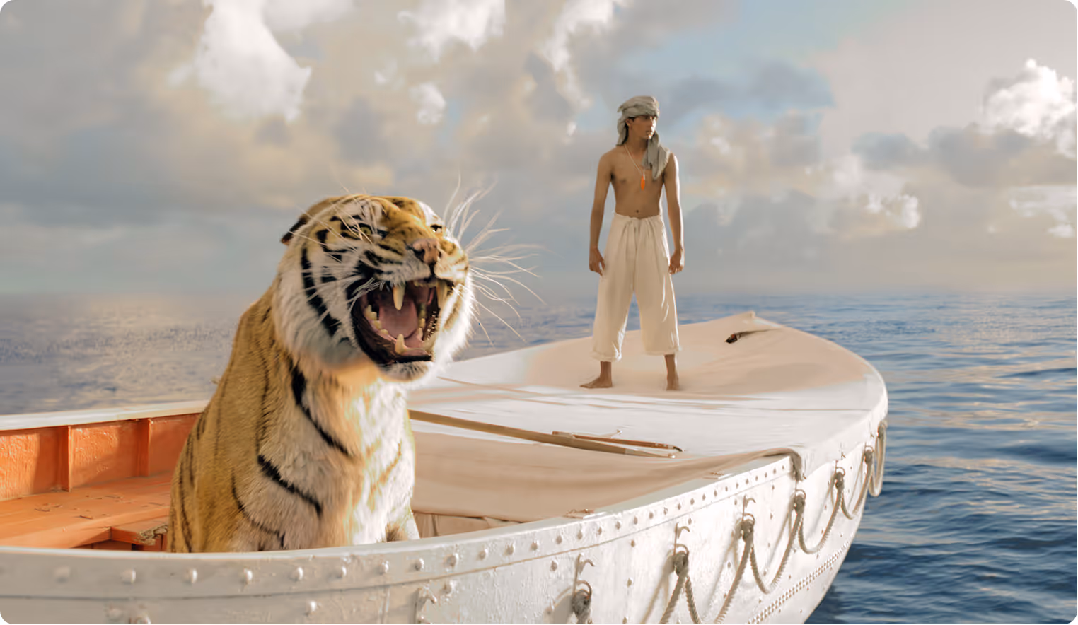 A scene from Life of Pi